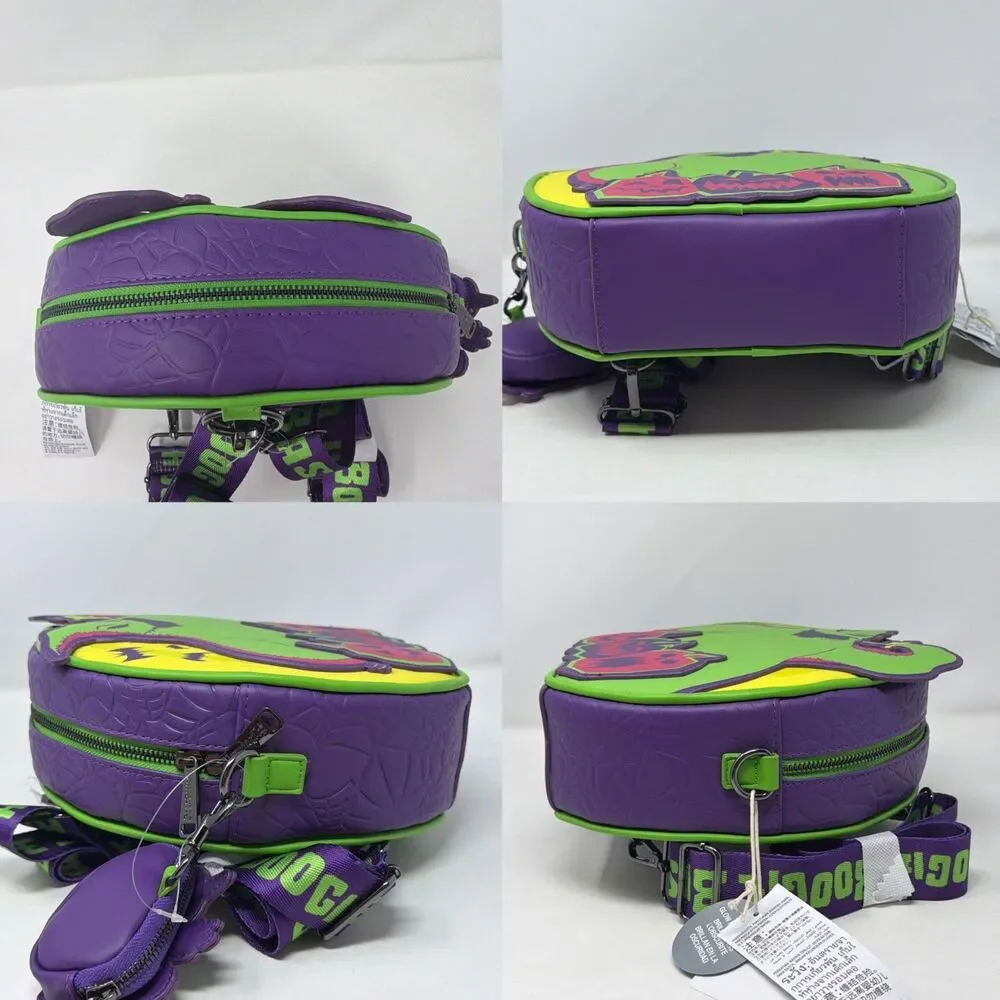 Disney Loungefly Oogie Boogie Bash 2025 Backpack Crossbody Lock Shock Barrel NEW
